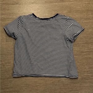 Ella Moss Navy and White T-Shirt